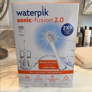 Waterpik Sonic-Fusion 2.0 Flossing Toothbrush - White